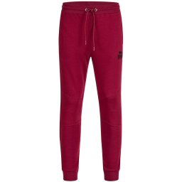LONSDALE Pantaloni 'Eriboll' roșu carmin / negru