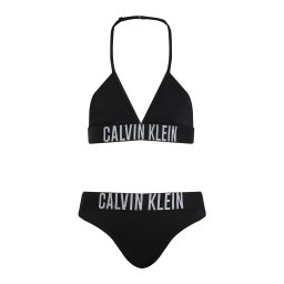Calvin Klein Swimwear Costum de baie două piese gri deschis / negru