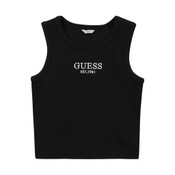 GUESS Top negru / alb