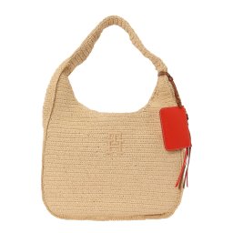 TOMMY HILFIGER Plase de cumpărături bej / roșu