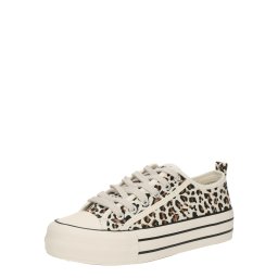 TOM TAILOR Sneaker low bej deschis / maro / negru