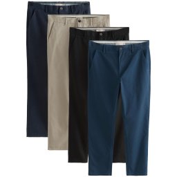 Next Pantaloni eleganți bej / bleumarin / albastru noapte / negru