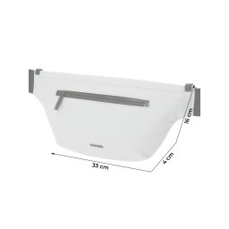 Calvin Klein Borsetă 'EASE' gri deschis / negru