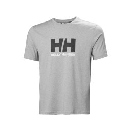 HELLY HANSEN Tricou gri amestecat / negru / alb