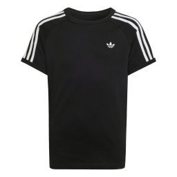 ADIDAS ORIGINALS Tricou '3 STRIPES' negru / alb