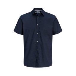 Jack & Jones Plus Cămașă 'JJHENRY' bleumarin