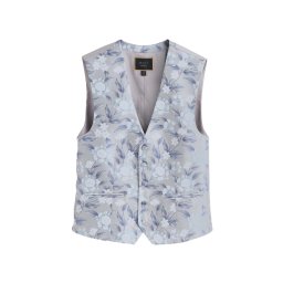 Next Vestă de costum albastru / albastru deschis / gri