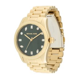 MICHAEL Michael Kors Ceas analogic 'LEXINGTON' auriu / verde