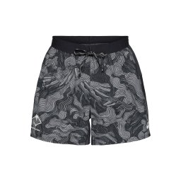 ASICS Pantaloni sport 'Fujitrail' gri / negru / alb