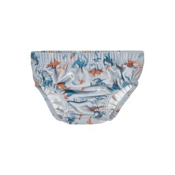 PLAYSHOES Slipi 'Dino' albastru fumuriu / albastru închis / portocaliu homar / alb murdar