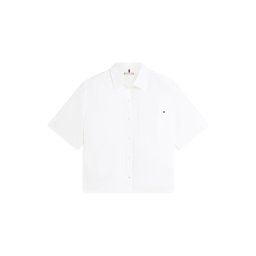 TOMMY HILFIGER Bluză 'ESS' alb