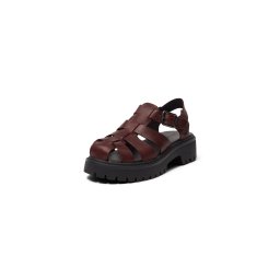 TIMBERLAND Sandale cu baretă 'Fisherman' maro închis / negru