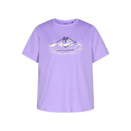 ASICS Tricou funcțional 'FUJITRAIL' bleumarin / mov lavandă / alb
