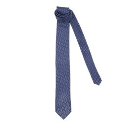 Michael Kors Cravată bleumarin / albastru deschis / alb