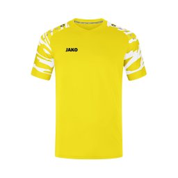 JAKO Tricou funcțional galben / gri argintiu / negru / alb