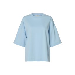 SELECTED Tricou albastru deschis