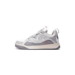 Ed Hardy Sneaker low 'Waves' gri taupe / alb murdar