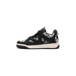 Ed Hardy Sneaker low 'Wave Over' negru / alb