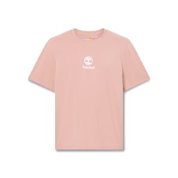 TIMBERLAND Tricou roz / alb