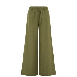 WE Fashion Pantaloni verde kiwi