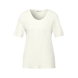 STREET ONE Tricou 'Gerda' alb murdar