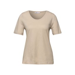 STREET ONE Tricou 'Gerda' bej