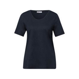 STREET ONE Tricou 'Gerda' albastru marin