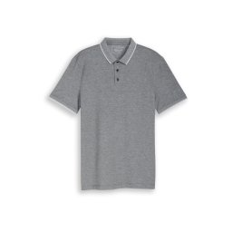 TOM TAILOR DENIM Tricou gri / alb
