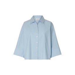 SELECTED Bluză 'SLFEster' albastru porumbel