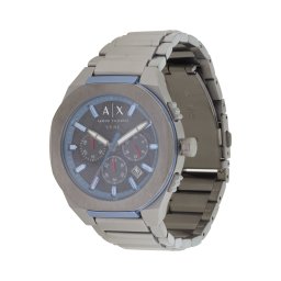 ARMANI EXCHANGE Ceas analogic albastru / gri bazalt / roșu / negru