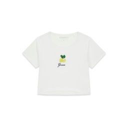 GUESS Tricou albastru marin / galben / verde închis / alb
