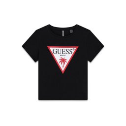 GUESS Tricou roșu / negru / alb