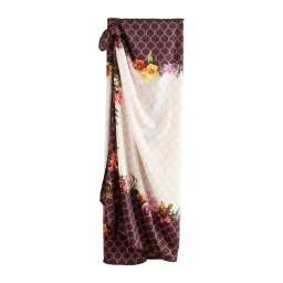 B by Ted Baker Prosop de plajă ecru / ciocolatiu / galben / roz deschis