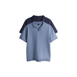 The Set Tricou albastru / bleumarin
