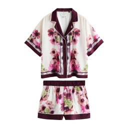 B by Ted Baker Pijama ecru / verde pastel / ciclam / roz