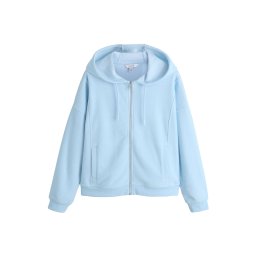 Next Jachetă fleece albastru deschis
