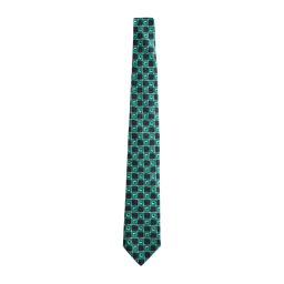 Next Cravată 'Archive' crem / albastru / albastru noapte / verde smarald