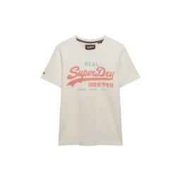 Superdry & Co Tricou verde deschis / roșu deschis / alb