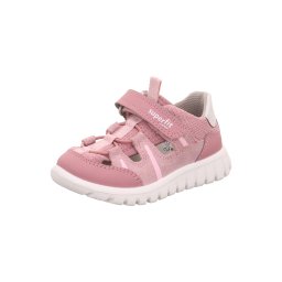 SUPERFIT Sandale 'SPORT7 MINI' roz / alb