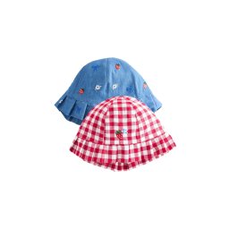 Next Pălărie albastru denim / albastru deschis / roșu / alb