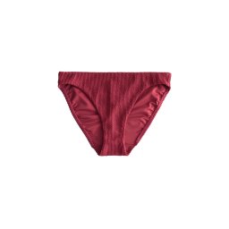 Next Slip costum de baie roșu vin