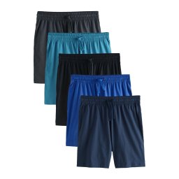 Next Pantaloni de pijama bleumarin / albastru închis / gri metalic / negru