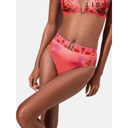 Lipsy Slip costum de baie 'Florrie' lila / roz / roz zmeură