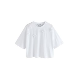 Next Tricou alb