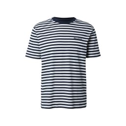 Marc O'Polo Tricou albastru închis / alb