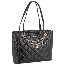 GUESS Geantă de umăr 'Libby Noel' negru