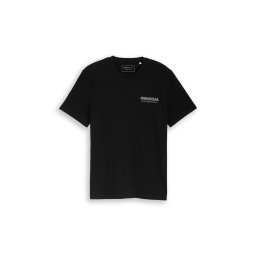 TOM TAILOR DENIM Tricou negru / alb