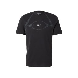 Reebok Tricou funcțional 'ATHLETE FLEX' gri / negru / alb
