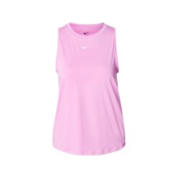 NIKE Sport top 'ONE CLASSIC' roz pal / alb