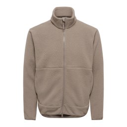 Only & Sons Jachetă fleece 'ONSJason' maro deschis